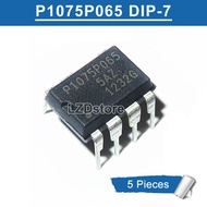 5ชิ้น P1075P065 DIP-7 NCP1075P065 NCP1075 P065 P1075 DIP7ตัวสลับแรงดันสูงชิป SMPS ออฟไลน์