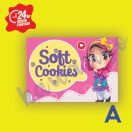 Sticker Soft Cookies A4A3 Kalis Air | Kawaiiyo