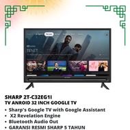 tv led android sharp 2t-c32eg1i google tv sharp 32 inch