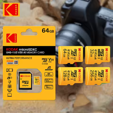 Kodak Micro SD 128GB 32GB 64GB 256GB U3 Micro SD Card SD/TF Flash Card Memory Card 32 64 128 gb micr