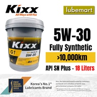 KIXX 5W30 G1 Fully Synthetic Petrol Engine Oil 18 Liters - API SN Plus 5W-30 Fully Synthetic Engine Oil