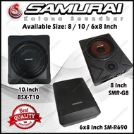 Samurai Katana Soundbar Underseat Woofer 8 6x8 10 inch BSX-T10 Amplified SubWoofer Sub Woofer Powere
