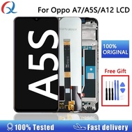 ✪Pantalla Oppo a5s lcd with frame Digitizer Assembly oppo a5s a7 a12 screen replacement Mobile P ❁w