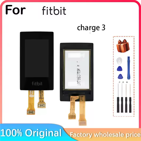 New for Fitbit charge3 smart sports bracelet LCD screen + touch, suitable for Fitbit charge 3 LCD sc