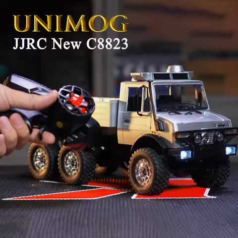 JJRC New C8823 RC Off-Road Remote Control Car 1:18 Unimog Six Wheel Drive Full Proportion Climbing C