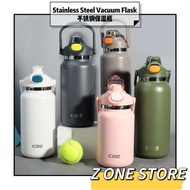 🦁 1000ml/1300ml/1600ml Cille 316 Stainless Steel Thermos Bottle Large Capacity Water Bottle With Str