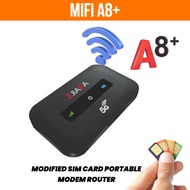 ⚡Free Shipping 🇲🇾⚡4G LTE Modified MiFi A8+ Pocket WiFi Unlimited Hotspot Unlimited Internet D5 D6 HUAWEI E5573