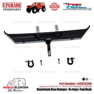 GPM Part SCX3330R Aluminum Rear Bumper D-rings Tow Hook Axial SCX10 III Jeep Wrangler Gladiator AVIT