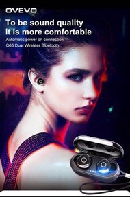 尖沙咀店取令你更放心！ 現貨特價中！全新現貨！OVEVO Q65 IPX7 5.0無線雙耳運動藍芽耳機 Q65 IPX7 5.0 Bluetooth Earphone 無線藍牙耳機 藍牙耳機 #coo