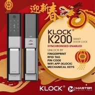 2021 LATEST KLOCK K200 WIFI DIGITAL DOOR LOCK WITH INSTALLATION (BY SAMSUNG DIGITAL LOCK INSTALLER)