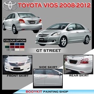 TOYOTA VIOS DUGONG  NCP93 2008-2012 GT STREET FULLSET SKIRTING (FRONT SKIRT ,SIDE SKIRT, REAR SKIRT)