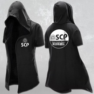 เสื้อกันลมชุดฤดูใบไม้ร่วงและฤดูหนาวของสะสมอะนิเมะมูลนิธิ SCP เสื้อโค้ทบุขนกำมะหยี่รุ่นความยาวปานกลาง