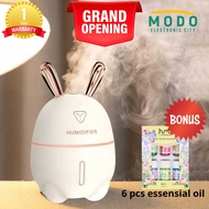 Air Humidifier Diffuser Aromatherapy Tool Air Freshener Diffuser Unique Cute Motif Rabbit Motif RS-H3 Humidifying Humidifier Air Purifier Diffuser Portable Car Humidifier Air Diffuser Purifier LED Light Diffuser Car Humidifier Air Purifier Diffuser LED Hu