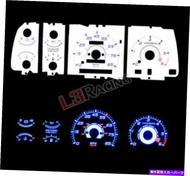 タコメーター 91-94 Ford Explorer w/Tachの白い顔の逆インディグログローゲージMPHキット White Face Reverse Indiglo Glow Gauge MPH 
