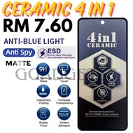 Soft Ceramic Screen Protector 4 In 1 Ceramic Screen Protector Oppo A15/A16/A17/A18/A38/A58/A78/A98/A