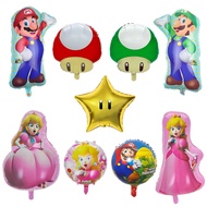 Super Mario Bros Balloon Foil Helium Balloon For Kids Party Decorations