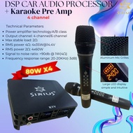 SIRIUS CAR digital karaoke processor with wireless microphone DSP sound processor