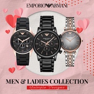 [JELLYCO] Emporio Armani Men and Ladies Watch | Classic Aviator Luigi Aurora Sportivo Renato