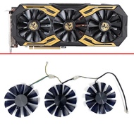 【NEW 3PCS  For SOYO RTX2060 SUPER GeForce RTX 2060 Video Card Fan GPU FAN 85MM 4PIN Cooling Fan】