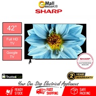 Sharp 42" Full HD Smart TV | Android TV | Google TV 2TC42EG2X 2TC42EG2 (New 2024)