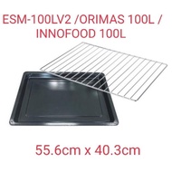 Baking Tray and Wire Rack for THE BAKER 100LV2 / ORIMAS / INNOFOOD 100L (Same Size Oven) 烤箱配件托盘和架子