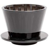 【DNK】- B75 Wave Coffee Dripper Crystal Eye Pour over Coffee Filter PCTG 1-2 Cups Coffee Maker Flat Bottom