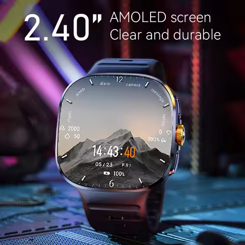 5G/4G All-Network Smart Watch AMOLED 2.4 inch 2100mah Battery 8GB+128GB RAM 900W Camera GPS WIFI Goo