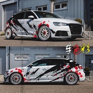 FOR Audi RS3 RS4 RS5 RS6 car stickers body exterior decoration personalized custom decalsauto parts 
