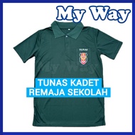 T-SHIRT TKRS BAJU PERSATUAN TUNAS KADET REMAJA SEKOLAH Rendah Baju Uniform TKRS Size 32-38