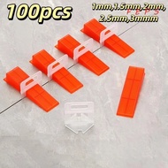 FEPS 100pcs Tile Spacers, Thickened Professional Ceramic Leveler,  Clamp Reusable DIY Locator Spacer