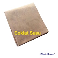KAIN POLOSAN KAIN TENUN POLOSAN KAIN KATUN POLOS WARNA COKLAT SUSU