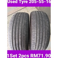 Used Tyre 205-55-16,205-60-16,215-60-16,205-45-17,215-50-17,225-50-17(1Set=2pcs)