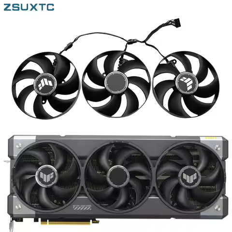 Original Graphics Card Fans RTX5080 RTX5090 T129215BU DC12V for ASUS GeForce RTX 5080 5090 TUF OC GP