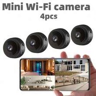 1/2/3/4 ชิ้น กล้องวงจรปิด A9, รองรับ WiFi ความละเอียดสูง 1080P, แบตเตอรี่แบบชาร์จ USB, ติดตั้งง่าย, 