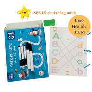 [Voucher 10k]Đồ chơi Giáo dục Montessori tập viết vẽ xóa được cho bé từ 2 - 6 tuổi