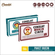 Chocolate Chocodot Mood Series Package Buttonscarves - More Love Chocolate+Chocolate Doesn't Leave I