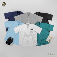 KEMEJA Original jumbo size formal short sleeve shirt for men from BigJordan size 3XL-8XL