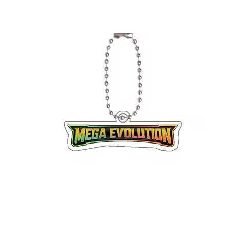 Full Series Acrylic Keychain for English Mega Evolutions Sv10 Sv11 Sv9 151 Logo Anime Acrylic Keycha