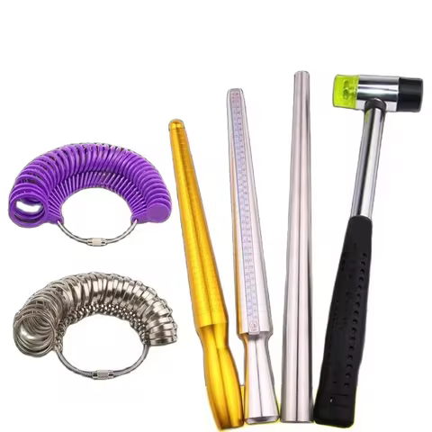 Professional TSK Ring Enlarger Stick Measuring Equipment Metal Stick Mandrel Handle Hammer for DIY J