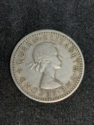 ( 1956 ) 羅德西亞舆尼亞薩蘭聯邦 3 便士 ( 流通幣 )