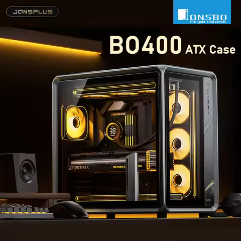 Jonsbo BO400 ATX Case Aluminum Seaview Room Chassis 10 Fan Slots Computer Game Main Case MINI-ITX/M-