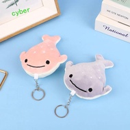 CYBERLINX Cartoon Whale Keychain, Animal Whale Soft Stuffed Animal Whale Doll, Lovely Cute Plush Car