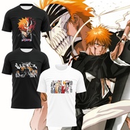 T-SHIRT ANIME BLEACH | T-SHIRT BLEACH | ANIME BLEACH | BAJU ANIME | ICHIGO BLEACH | ICHIGO T-SHIRT