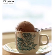 CLAYTAN 1SET Kopitiam Cup Nanyang Kopitiam Cup & Saucer Teh Tarik Kopi Cup Vintage Kopitiam Flower T