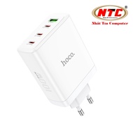 Cốc sạc nhanh 4 cổng Hoco N31 TypeC PD 100W GaN (Trắng) - Nhat Tin Authorised Store