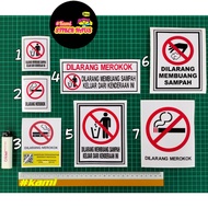 Pospakom e-hailing stickers taxi/s bus/s van/s No smoking / no waste waste waste out from this vehic