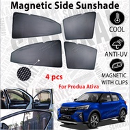 Car-fit UV Protection OEM Front Sunshade FOR Perodua Ativa 2021 SIDE Magnetic Shade Sun Shades Pelin