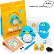 JPTOS DIY Crochet Kit, With Crochet Hooks Beginner Crochet Stuffed Animal Kit,  DIY Set Cotton Handm