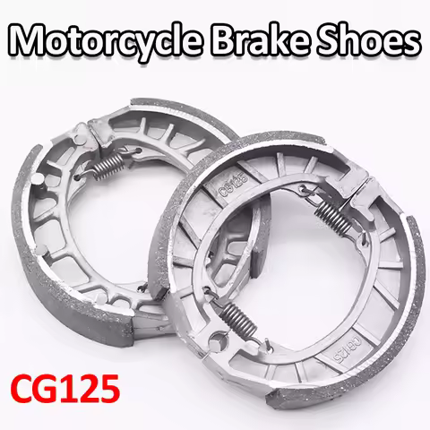 1PC Motorcycle Brake Shoes 105mm Semimetal Front Rear Brake Pad for CG125 GY6 125
