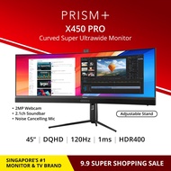 PRISM+ X450 PRO | 45" Super Ultrawide | 120Hz 1ms | HDR 400 | Dual QHD Resolution | Gaming Monitor